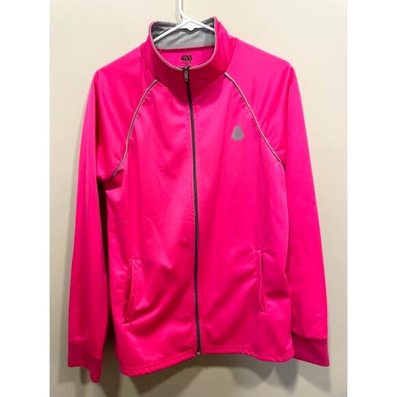 Star Wars Rogue One Women's Pink Full Zip Athletic Full Zip Jacket Sz EG/XL - Picture 1 of 9